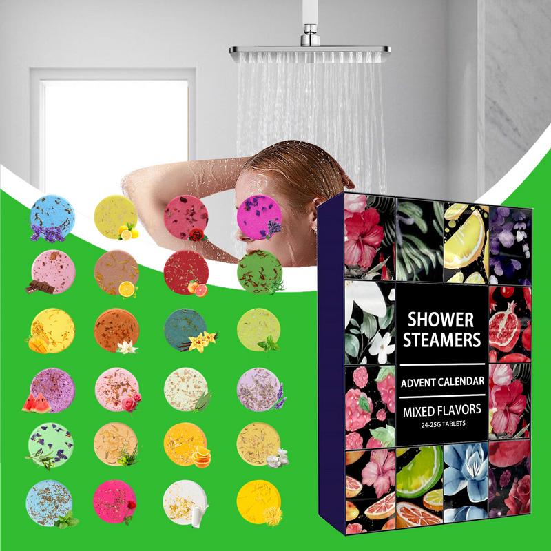 24pcs Shower Steamers Advent C - огляд і ціна Shower Steamer Tablet