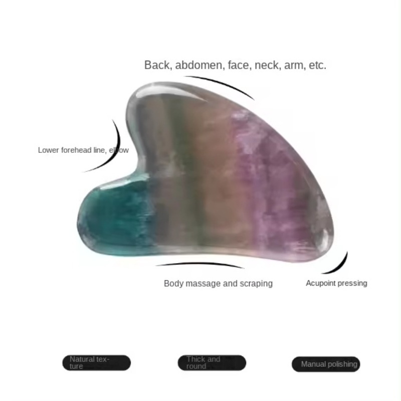 Natural Jade Massager Fluorite - огляд і ціна Spa Wellness Beauty
